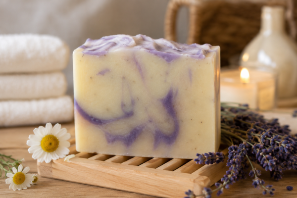 Sabonete Artesanal Relaxar Lavanda e Camomila | Acalma, Equilibra e Relaxa