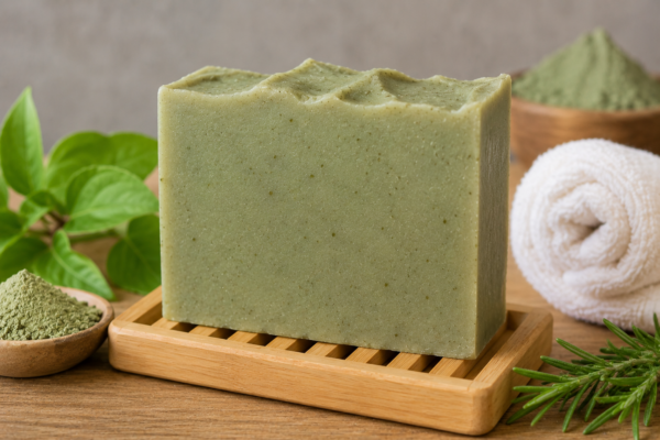 Sabonete Artesanal Equilibrar Argila Verde | Controle da Oleosidade, Antiacne e Equilíbrio da Pele